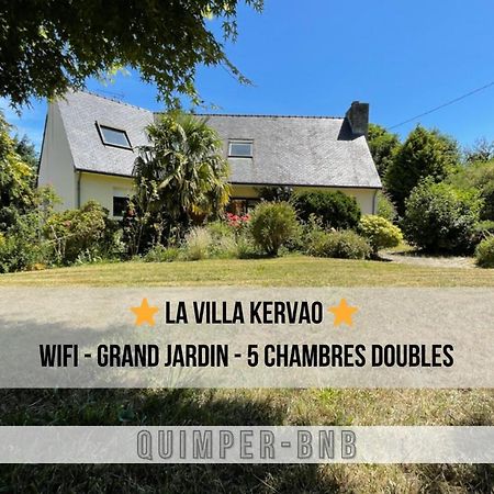La Kervao - Maison 5 Chambres - Jardin - Terrasse - Internet Quimper Luaran gambar
